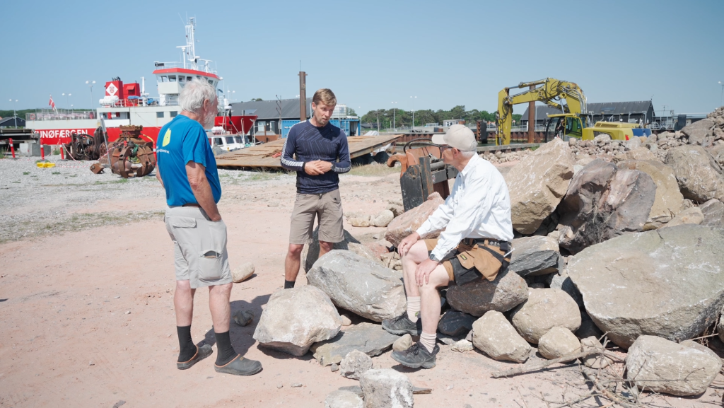 Planlægningsmøde på havnen